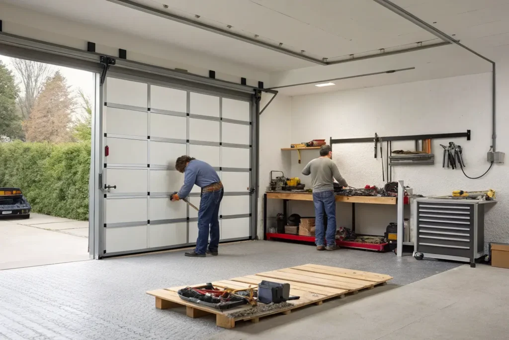 Garage Doors Track Repair 4