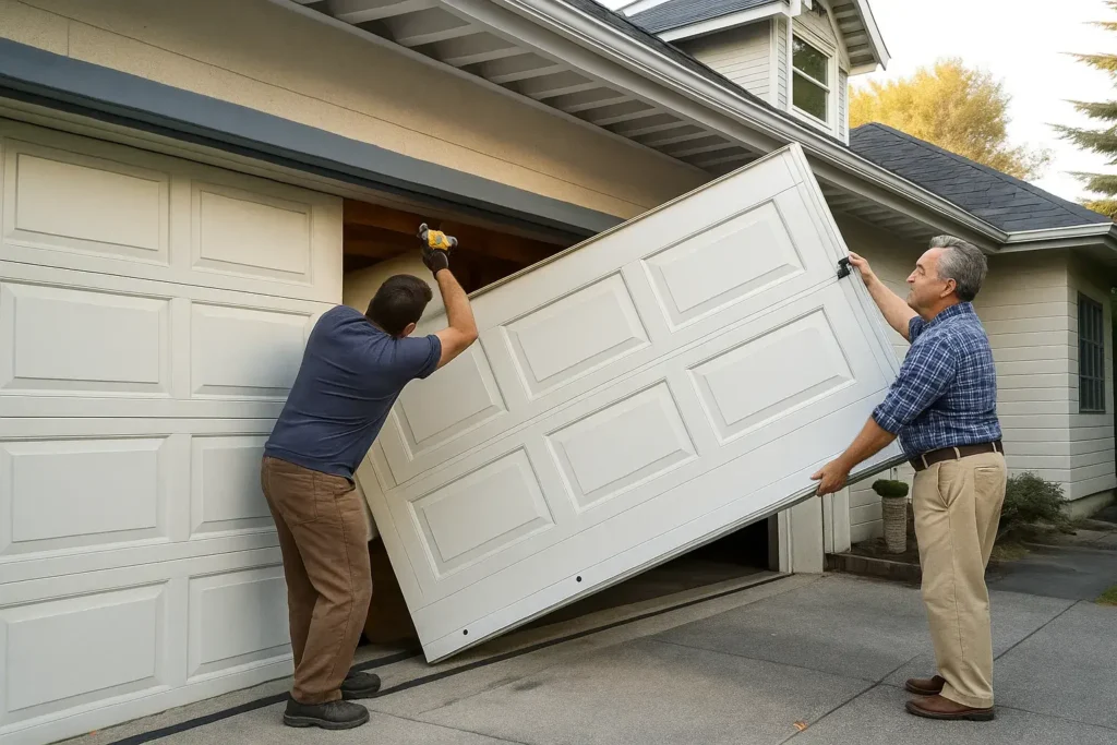 Off-Track Garage Door Repair 4